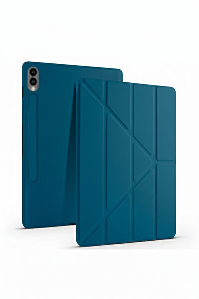TEKNETSTORE Galaxy Tab S9 Fe/s10 Fe/S10 Lite 10.9 Kılıf Uyumlu Kalem Bölmeli Katlanabilir Standlı Koruyucu Kapak