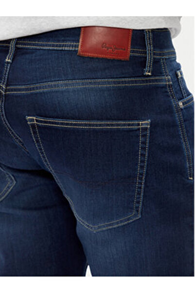 Pepe Jeans Ανδρικό τζιν σορτς PM801075EE4 Μπλε σκούρο