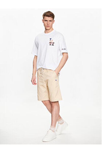 Champion Ανδρικό Σορτς από Υφασμάτινο 217239 Μπεζ