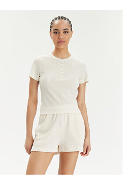 Champion Γυναικείο T-Shirt E10013 Μπεζ