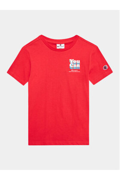 Champion Μπλούζα για αγόρια 306374 Κόκκινο