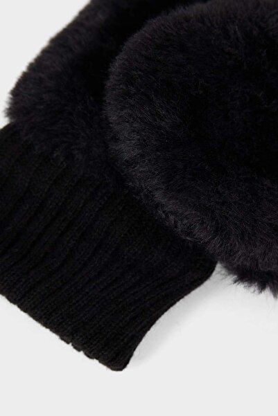 DeFacto Girl's Faux Fur Gloves F5146A825Wn