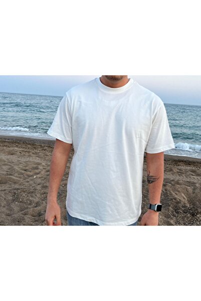Unisex Erkek/Kadın Yarı Oversize T-Shirt