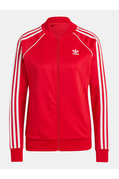 adidas Γυναικεία Μπλούζα Φούτερ Κόκκινη ADIDAS-IK4032