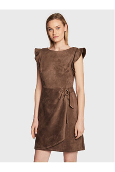 Dkny Γυναικείο Φόρεμα Casual DD2G1604 Καφέ