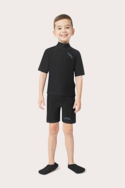 Coega Sunwear Unisex Kids Two Piece Swimsuit - Black