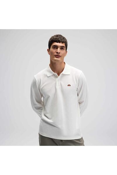 Ellesse EM582-OF Мъжка блуза с поло яка - кремаво бяло