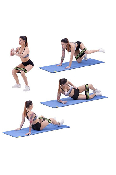 HMS Bandă de rezistență fitness HB 20 (Set 3 în 1)