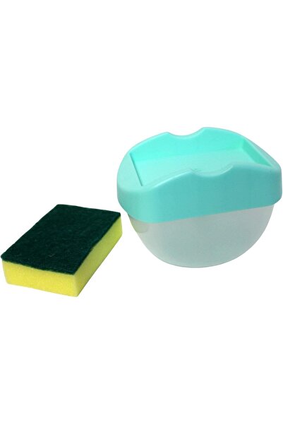 Generic 2-in-1 Kitchen Countertop Soap Dispenser & Sponge Holder Caddy | Bathroom Sink Organizer