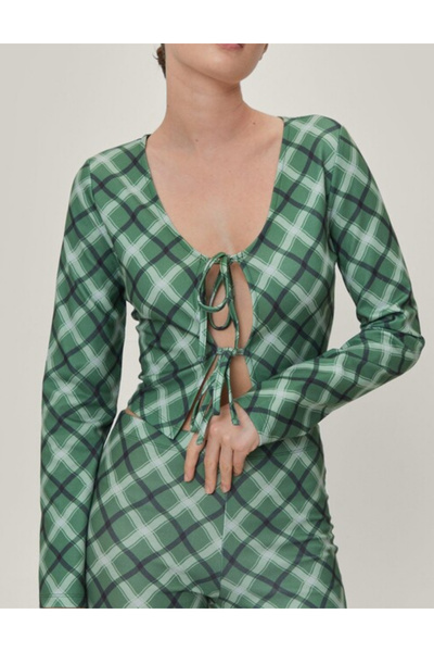 NASTY GAL blouse, green