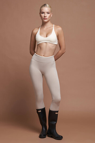 SESEH Rosa White Seamless Sports Bra Seamless Padded Sports Bra