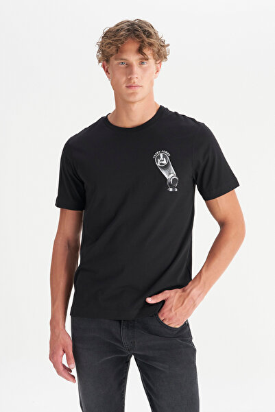 WRANGLER %100 Pamuk Regular Fit Normal Kesim Bisiklet Yaka Tişört