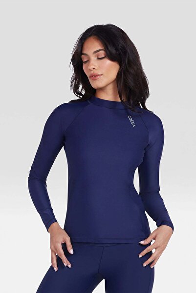 Coega Sunwear Ladies Rashguard Long Sleeve - Navy