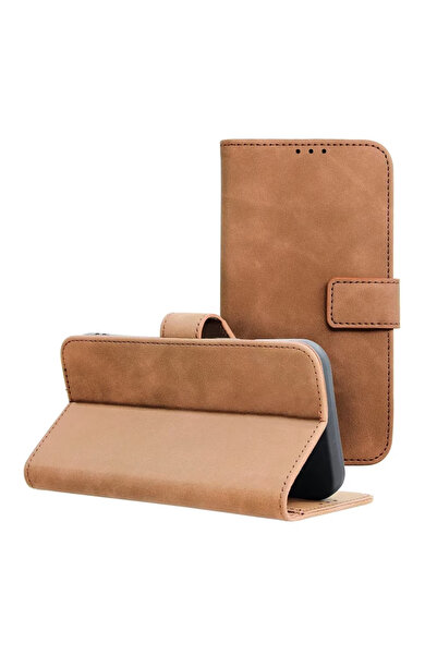 Optim Solution Husa Flip din Piele pentru Apple iPhone 15 Plus, Inchidere Mag...