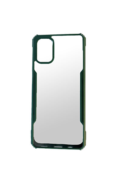 Optim Solution Husa cu bumper TPU pentru Samsung Galaxy M31s, Antisoc, Super Slim, Verde