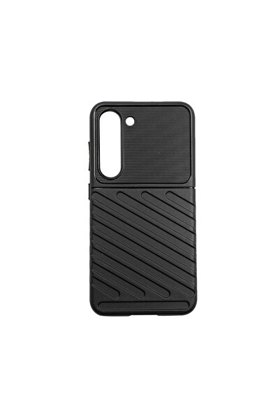 Optim Solution Husa de protectie pentru Samsung Galaxy S23, Carbon Design, Fe...