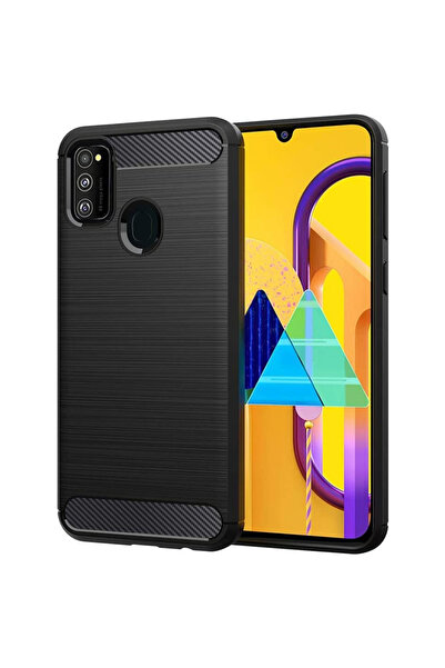 Optim Solution Husa de protectie pentru Samsung Galaxy M21, Silicon TPU, Fibr...