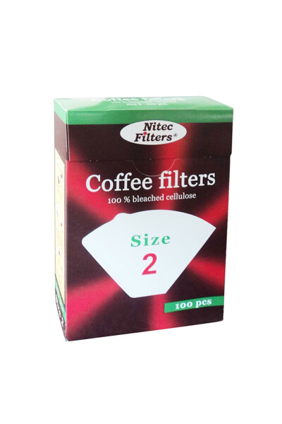 NITEC Filtru de hârtie pentru aparate de cafea K02, 2 x 100 buc.