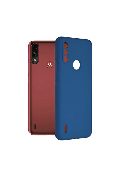 Optim Solution Husa de silicon TPU cu Microfibra pentru Motorola Moto E7 Powe...