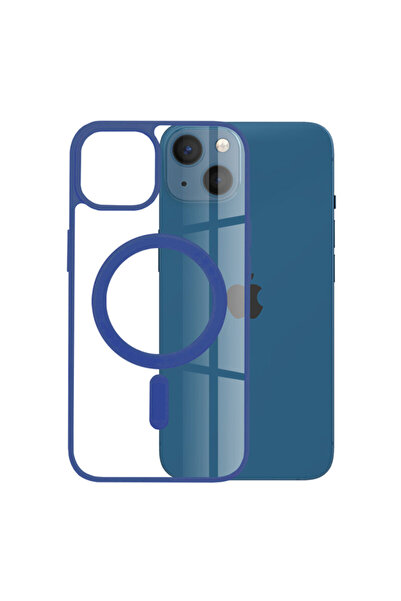 Optim Solution Защитен калъф MagSafe Colorful за iPhone 13, TPU силикон, Opti...