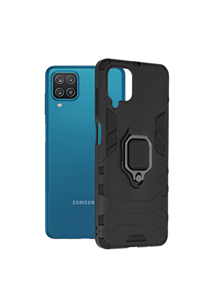 Optim Solution Husa Armor Ring pentru Samsung Galaxy A12 / A12 Nacho, Army Sh...