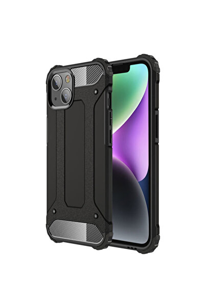 Optim Solution Husa Shield de Protectie Pentru iPhone 15, Army Armor cu Carbo...