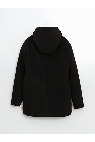 LC Waikiki Hooded Boy's Cashmere Coat (W5)