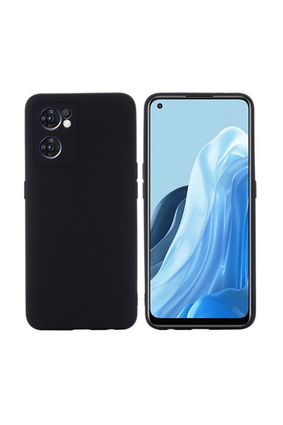 Optim Solution Husa din silicon pentru OPPO Reno 7 5G, Microfibra, Protectie ...