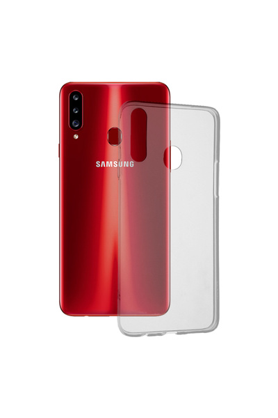 Optim Solution Husa Clear Protection pentru Samsung Galaxy A20s, Transparenta