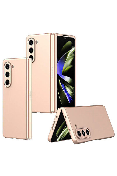 Optim Solution Husa pentru Samsung Galaxy Z Fold5, Ultra Protection, Gold Pink