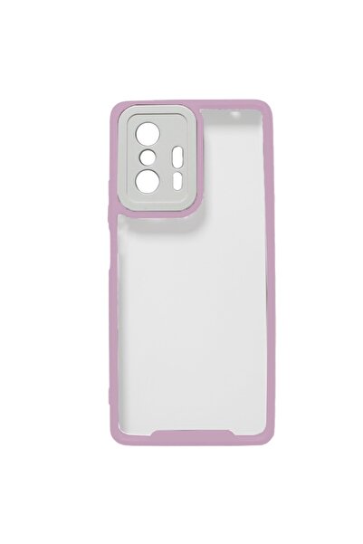 Optim Solution Husa cu bumper TPU pentru Xiaomi Mi 11t/11t Pro, Protectie Cam...