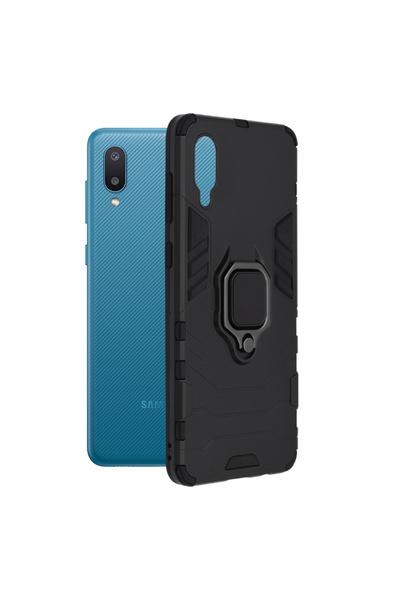 Optim Solution Husa Armor Ring pentru Samsung Galaxy A02 / M02, Army Shield, ...