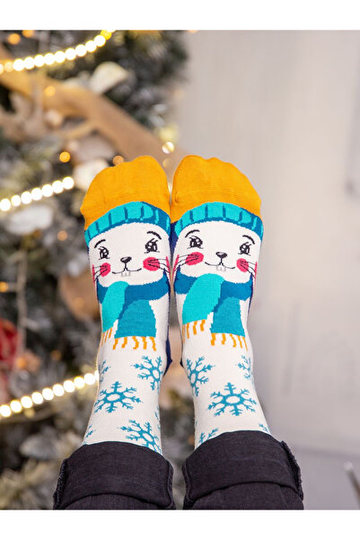 Pirin Hill Sosete bambus de craciun Comfort Feet Socks CHRISTMAS RABBIT