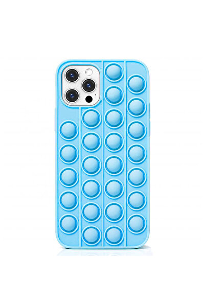 Optim Solution Husa pentru Apple iPhone 11 Push Bubble Protection, Interactive Pop It Now, Antistres, Albastru
