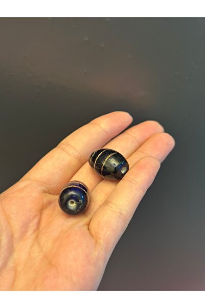 Gönülden Tasarım 2 ΤΕΜΑΧΙΑ ΓΥΑΛΙΝΕΣ ΜΠΛΕ ΜΠΛΕ ΧΑΝΤΡΕΣ ΚΟΣΜΗΜΑΤΟΣ ΜΕ ΣΧΕΔΙΟ 2Χ...