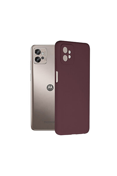 Optim Solution Husa de silicon TPU cu Microfibra pentru Motorola Moto G32, In...