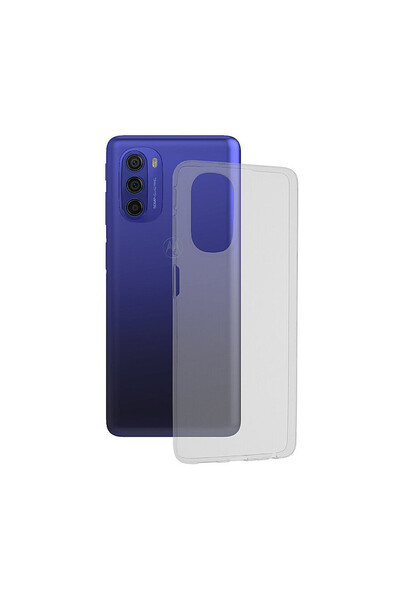 Optim Solution Husa de silicon TPU pentru Motorola Moto G51 5g, Transparent