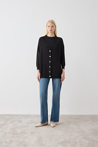 TERZİ DÜKKANI VOLETA MERSERİZE VISKON TRIKO KOLEJ HIRKA SİYAH