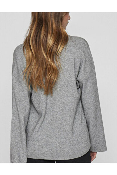 VILA sweater, gray