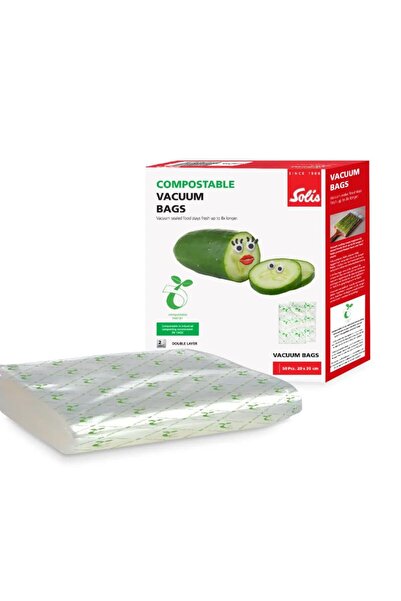 SOLİS Set de 50 de pungi vidate cu relief 20x30 cm, Solis,