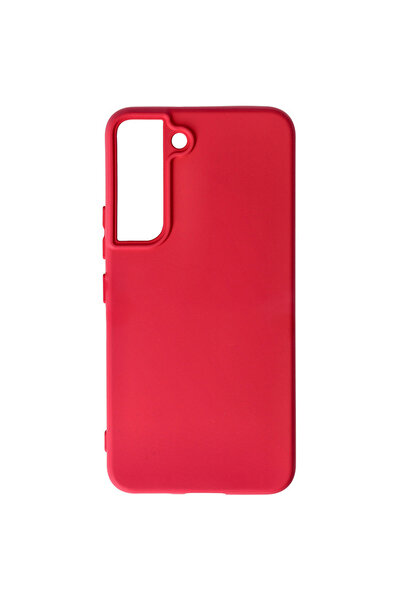 Optim Solution Husa din silicon pentru Samsung Galaxy S22+ 5G, Microfibra, Camera Ultra Safe, Protect Tech, Rosu