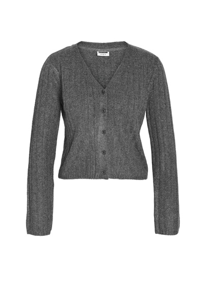 Noisy May pulover cu nasturi, gri