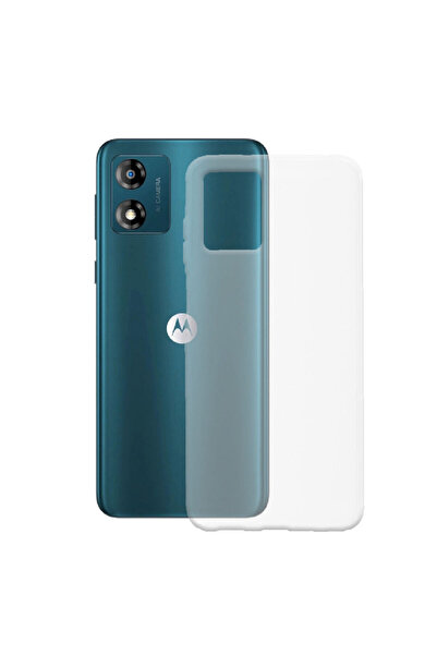 Optim Solution Husa de Silicon compatibila cu Motorola Moto E13, Crystal Clea...