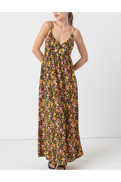 Vero Moda rochie maxi, culori mixte