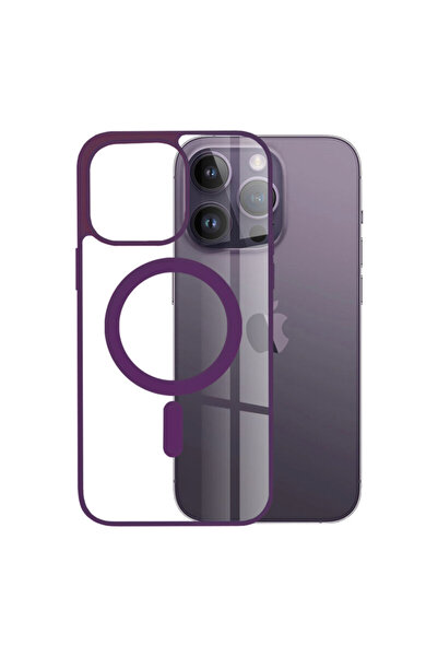 Optim Solution Husa de protectie MagSafe Colorat pentru iPhone 14 Pro, Silico...