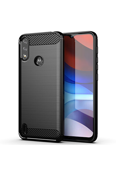 Optim Solution Husa Carbon Silicone Pentru Motorola Moto E7 Power