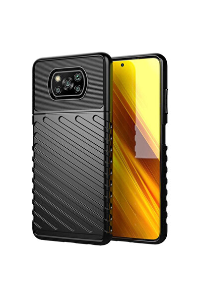 Optim Solution Husa de protectie pentru Xiaomi Poco X3, Xtreme Carbon Design,...
