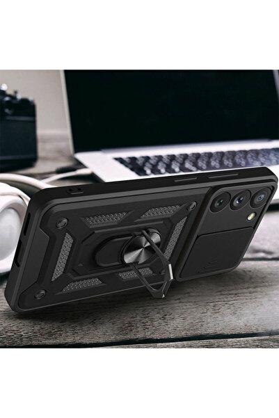 Optim Solution Husa cu protectie camera pentru Samsung Galaxy S23 Plus, Armor...