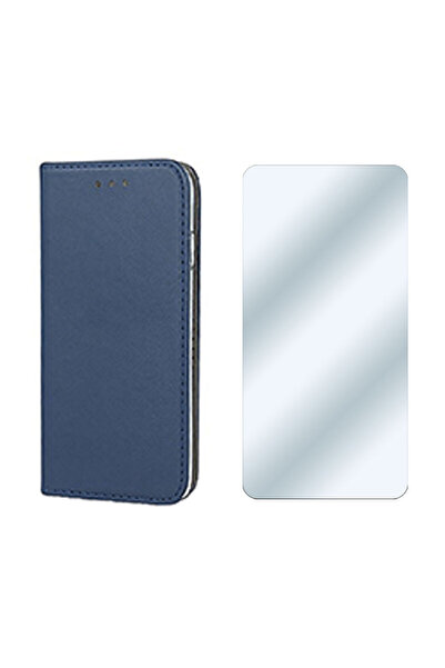 Optim Solution Set Folie Sticla si Husa Flip pentru Samsung Galaxy A14 5Ge, A...