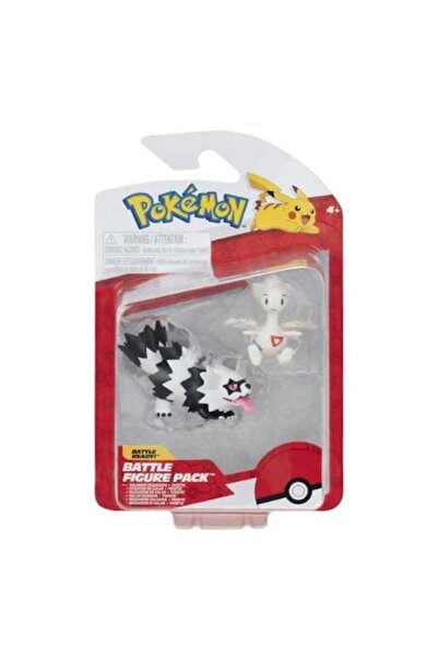 Jazwares Pokemon Figurine Set - Galarian Zigzagoon + Togetic